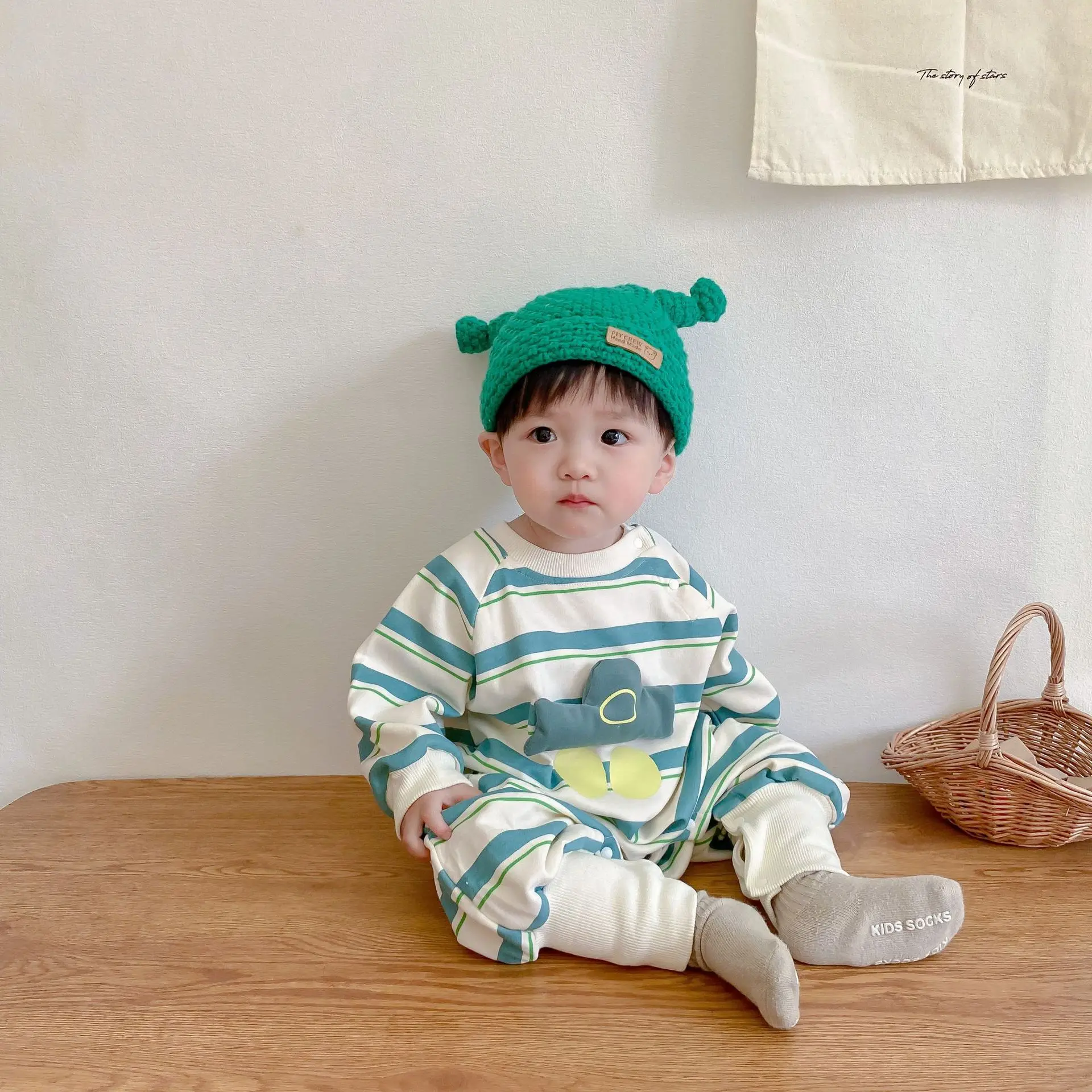 Jenny&Dave Baby 2023 Spring and Autumn Clothes Super Cute One Piece Romper for Men and Women Baby Stripe Cartoon Hundred Days Fu
Jenny&Dave Baby 2023 Spring and Autumn Clothes Super Cute One Piece Romper for Men and Women Baby Stripe Cartoon Hundred Days Fu
