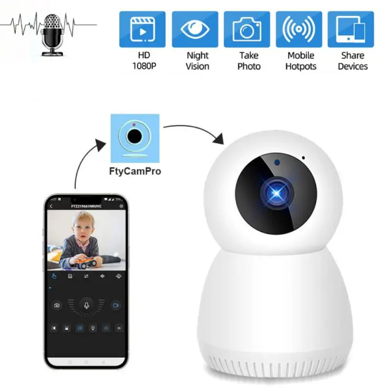 A8 Mini Smart Camera HD1080p Panoramic WiFi Remote Wireless Ip Camera Night Vision Security Protection WiFi Surveillance Camera
A8 Mini Smart Camera HD1080p Panoramic WiFi Remote Wireless Ip Camera Night Vision Security Protection WiFi Surveillance Camera