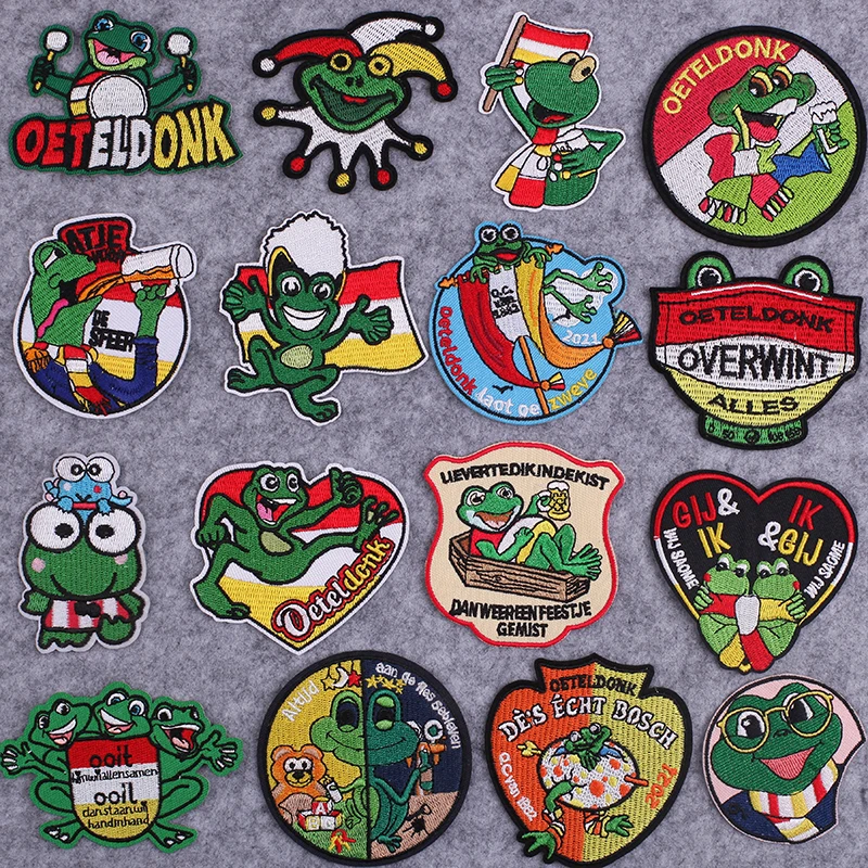 16 шт., наклейки с эмблемой Oeteldonk, для глажки одежды
16 шт., наклейки с эмблемой Oeteldonk, для глажки одежды