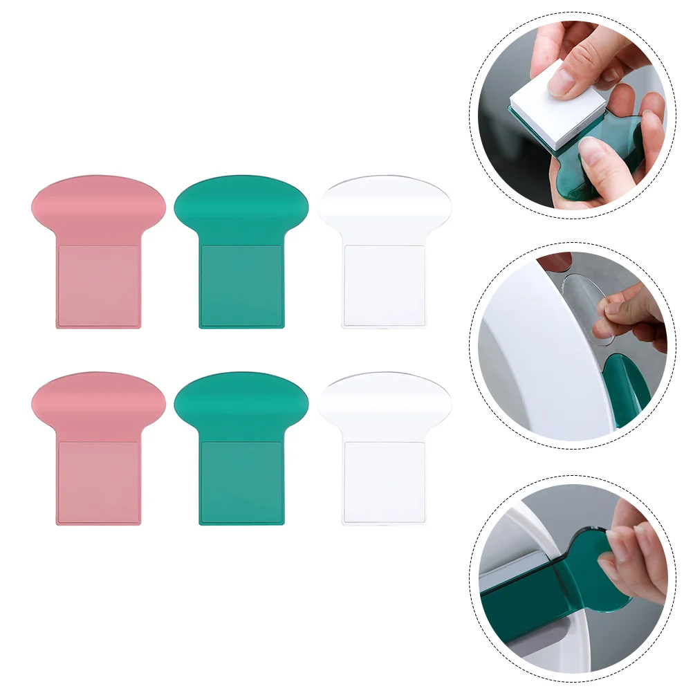 

6 Pcs Toilet Seat Lifter Lid Lifting Handle Avoid Touching Closestool Portable Cover Supplies