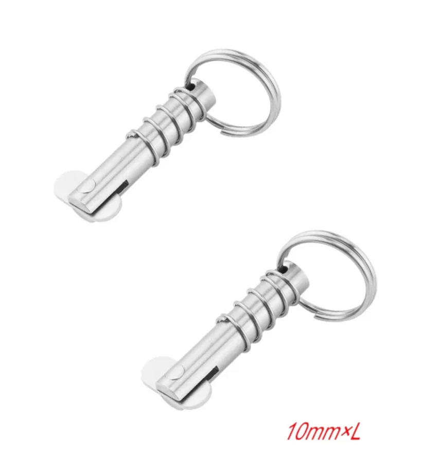 2PCS Boat Accessories10mm 316 Stainless Steel Boat Quick Release Pin Marine Hardware Deck Hinge Replacement Accessories Marine
2PCS Boat Accessories10mm 316 Stainless Steel Boat Quick Release Pin Marine Hardware Deck Hinge Replacement Accessories Marine
