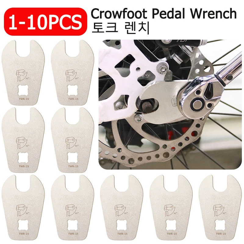 1-10pcsMetal Pedal Install Remover Tool TWB-15 Bicycle Pedal Wrench Repair Tools Bike Crowfoot Maintenance Gear 3/8 Inch Adapter
1-10pcsMetal Pedal Install Remover Tool TWB-15 Bicycle Pedal Wrench Repair Tools Bike Crowfoot Maintenance Gear 3/8 Inch Adapter