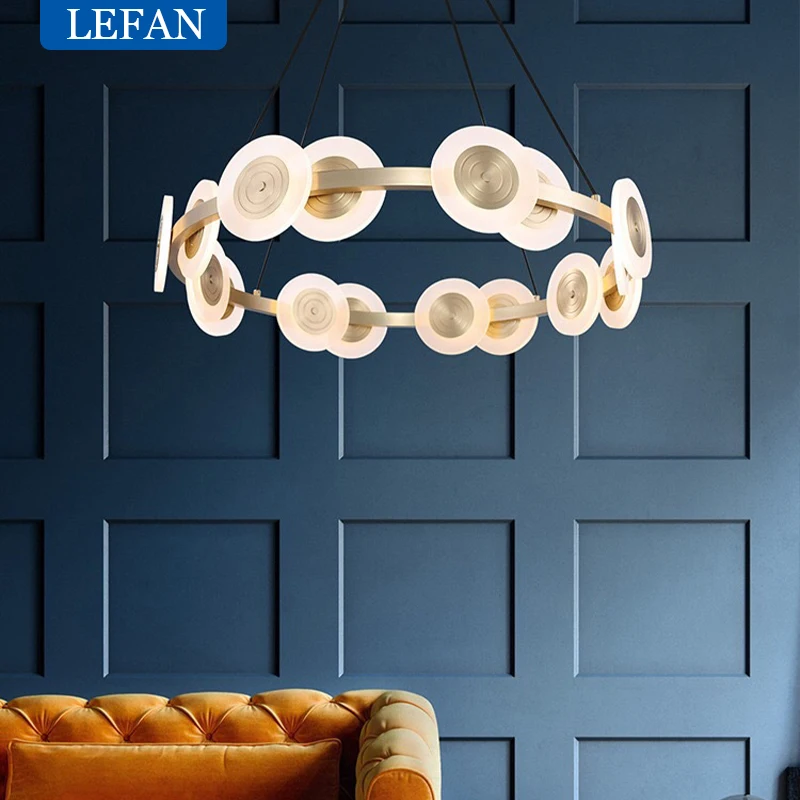 Modern Nordic Luxury Chandelier Home Decor Living Dining Room Model Room Restaurant Hanging Lamp Designer Bedroom Round Lamps
Modern Nordic Luxury Chandelier Home Decor Living Dining Room Model Room Restaurant Hanging Lamp Designer Bedroom Round Lamps