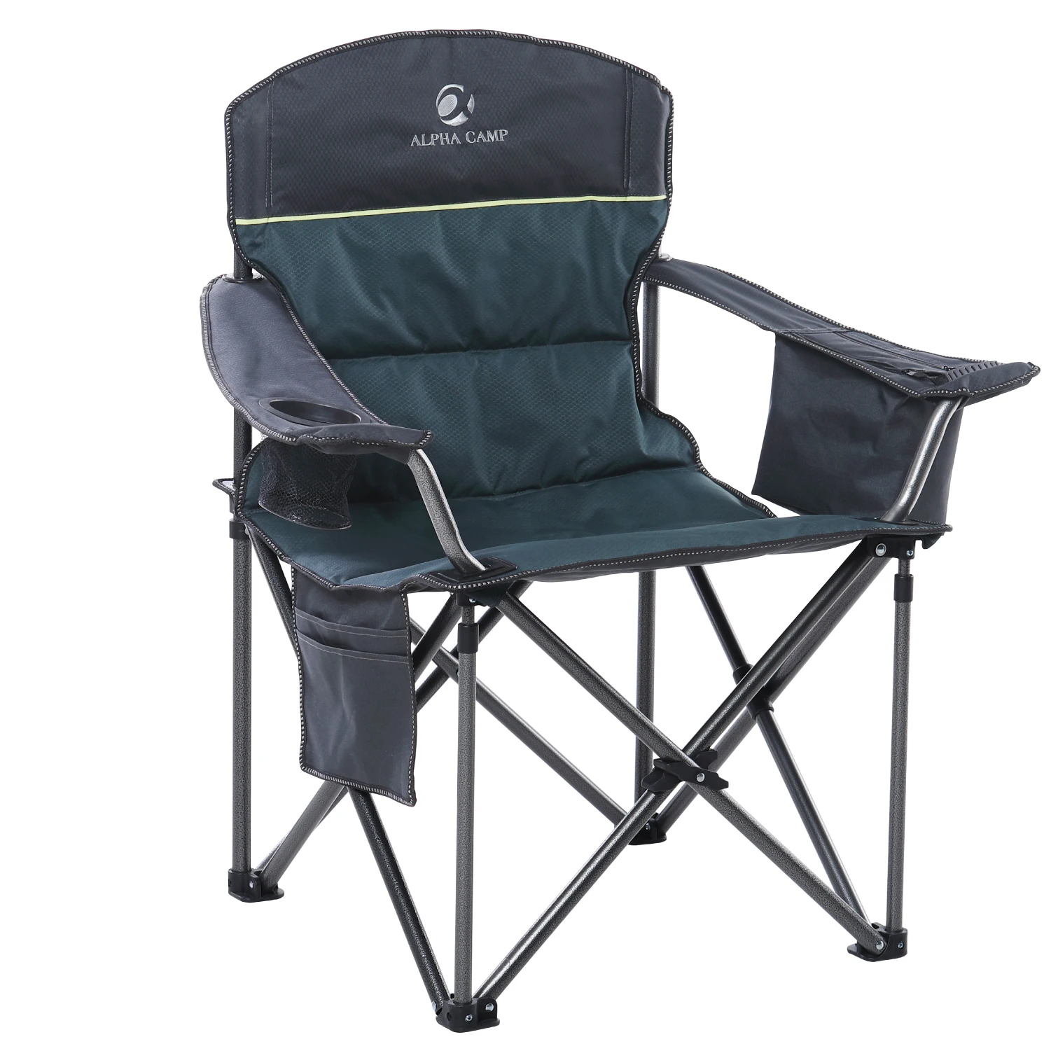 Camp Camping Chair Portable Padded Quad Chair Heavy Duty Lawn Chair Steel Frame Arm Chair with Cooler 450LBS Weight Capacity Su
Camp Camping Chair Portable Padded Quad Chair Heavy Duty Lawn Chair Steel Frame Arm Chair with Cooler 450LBS Weight Capacity Su