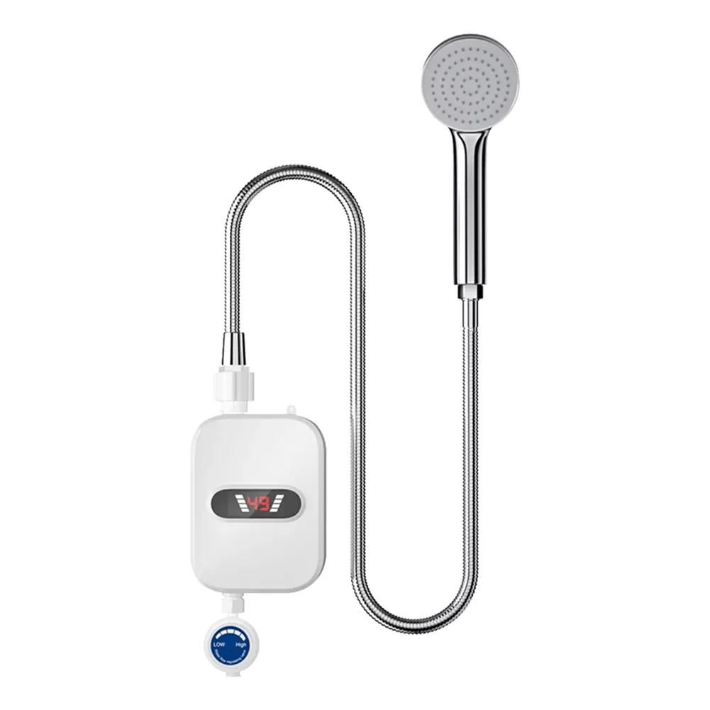 EU Plug Mini Instant Electric Water Heating Shower Set LCD Digital Display Kitchen Bathroom Tankless Hot Water Faucet Heater
EU Plug Mini Instant Electric Water Heating Shower Set LCD Digital Display Kitchen Bathroom Tankless Hot Water Faucet Heater