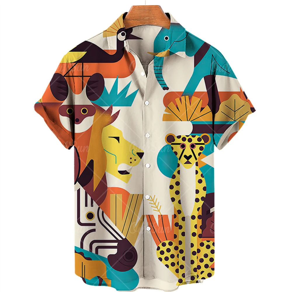 Men's T-shirt Short Sleeve Hawaiian Beach Flower T-shirt Men's High Neck Animal Pattern Art Men's Clothing
Men's T-shirt Short Sleeve Hawaiian Beach Flower T-shirt Men's High Neck Animal Pattern Art Men's Clothing