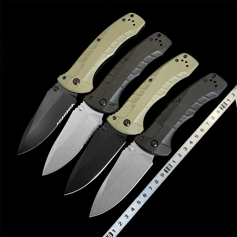 

BM 980 Turret AXIS Folding Knife 3.7" S30V Blade, G10 Handles Outdoor Camping Hunting Pocket Tactical Self Defense EDC KNIVES