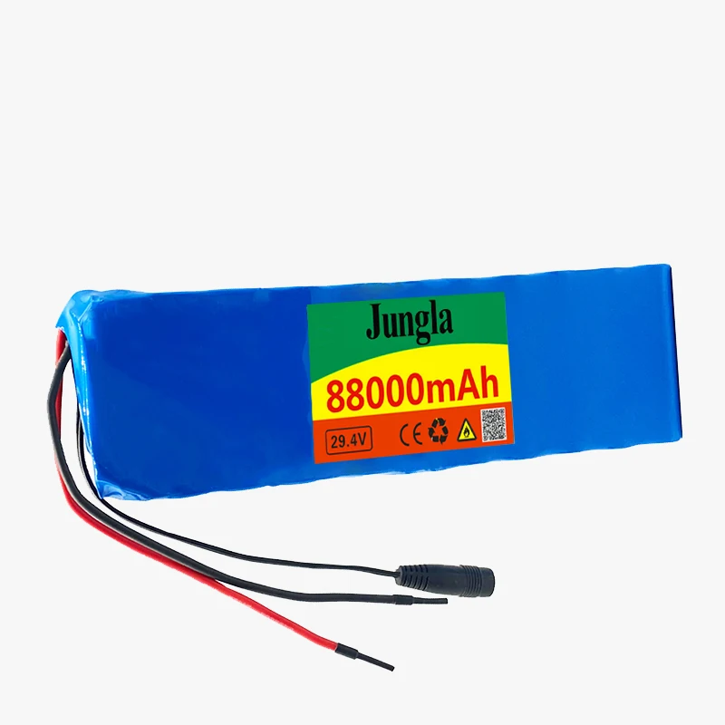 New 7S4P 88000 MAH Electric Bicycle Motor EBike Scooter Lithium Ion Battery Pack 29.4V 18650 Rechargeable Battery + Charger
New 7S4P 88000 MAH Electric Bicycle Motor EBike Scooter Lithium Ion Battery Pack 29.4V 18650 Rechargeable Battery + Charger