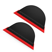EHDIS 2pcs Pro PPF Squeegee Foil Window Tint Film Install Rubber Blade Scraper Cleaning Tool Car Glass Water Wiper Snow Remover
