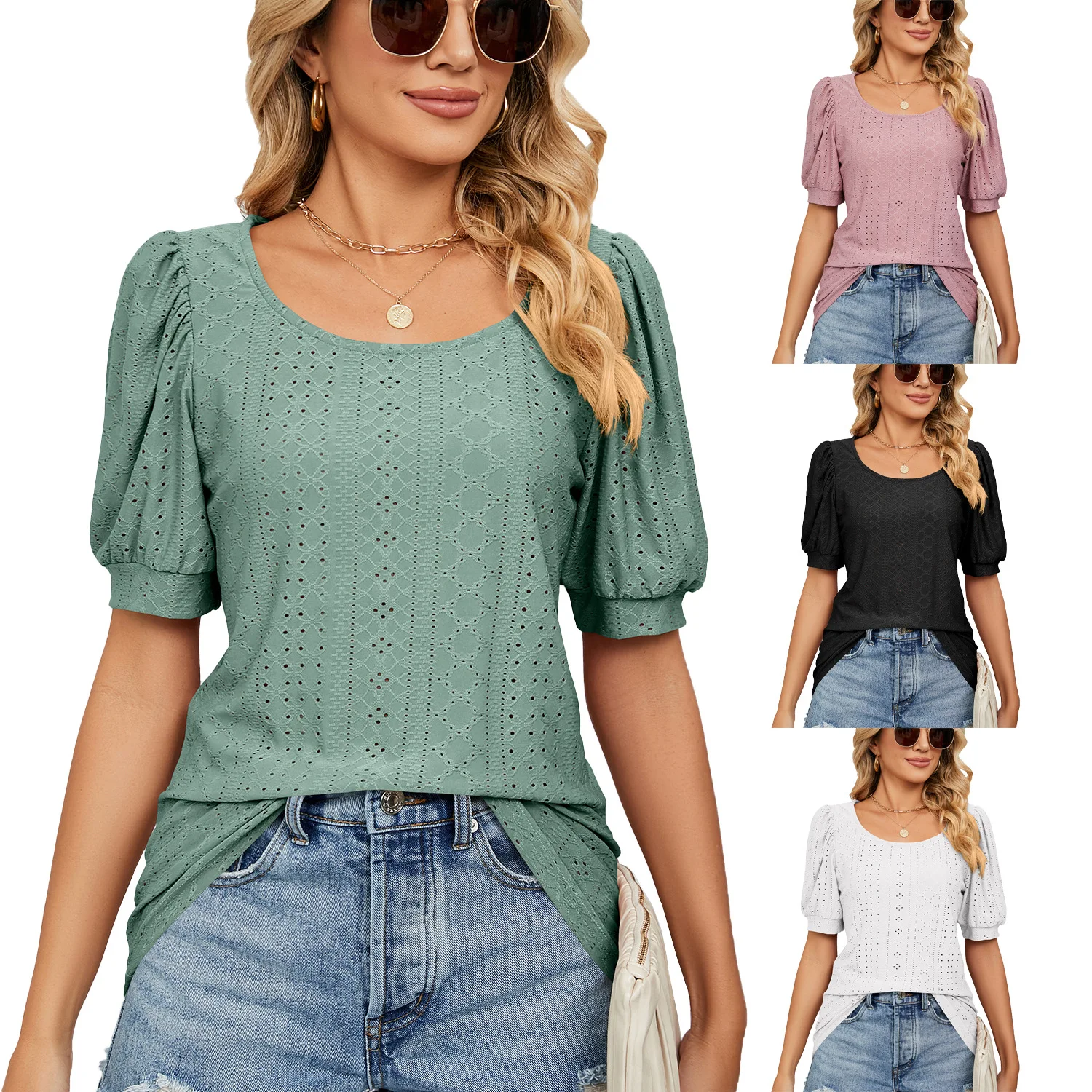 Rosielars 2023 Summer Casual O Neck Hollow Women Tops Solid Short Sleeve Loose T-shirt T Shirts For Crop Top Clothing Harajuku
Rosielars 2023 Summer Casual O Neck Hollow Women Tops Solid Short Sleeve Loose T-shirt T Shirts For Crop Top Clothing Harajuku