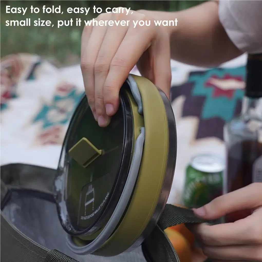 Outdoor Camping Kettle Portable Folding Silicone Kettle Tea Pot Coffee Pot 1 Liter Multifunctional Travel Pot
Outdoor Camping Kettle Portable Folding Silicone Kettle Tea Pot Coffee Pot 1 Liter Multifunctional Travel Pot