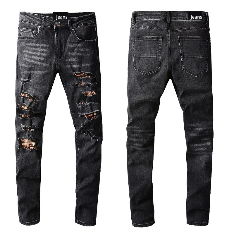 High street tide brand jeans spring and summer new products side letter logo webbing cut details men's jeans
High street tide brand jeans spring and summer new products side letter logo webbing cut details men's jeans