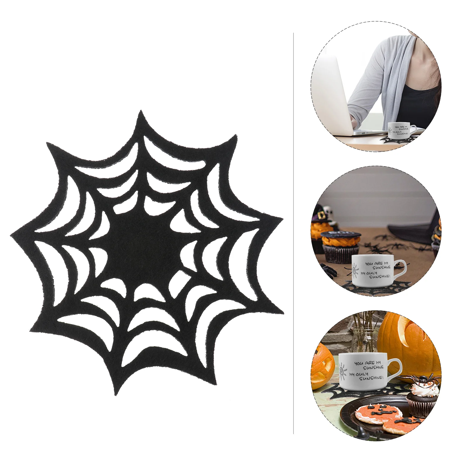 Spider Web Table Coasters Placemats Coaster Placemat Cup Black Mat Drink Decor Decorative Trivet Runner Mats Doilies Decoration
Spider Web Table Coasters Placemats Coaster Placemat Cup Black Mat Drink Decor Decorative Trivet Runner Mats Doilies Decoration