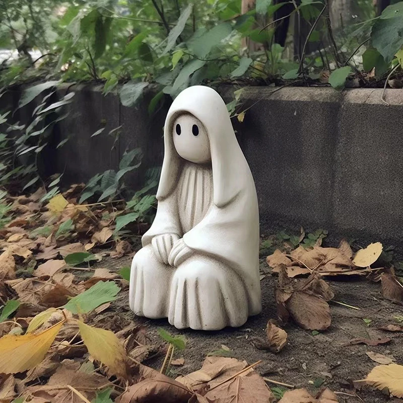 Cute Halloween Ghost Ornaments Funny Resin White Spooky Sculptures Desktop Statues Home Office Garden Toy Doll Model
Cute Halloween Ghost Ornaments Funny Resin White Spooky Sculptures Desktop Statues Home Office Garden Toy Doll Model