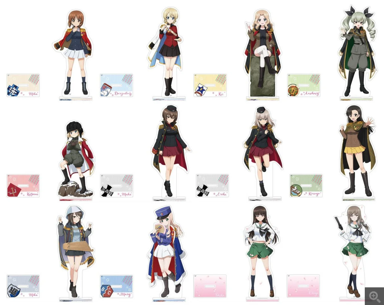 Фигурки из аниме «GIRLS und PANZER» для косплея, акриловые фигурки с подставкой, игрушки, подарок для детей, игрушка 2277
Фигурки из аниме «GIRLS und PANZER» для косплея, акриловые фигурки с подставкой, игрушки, подарок для детей, игрушка 2277