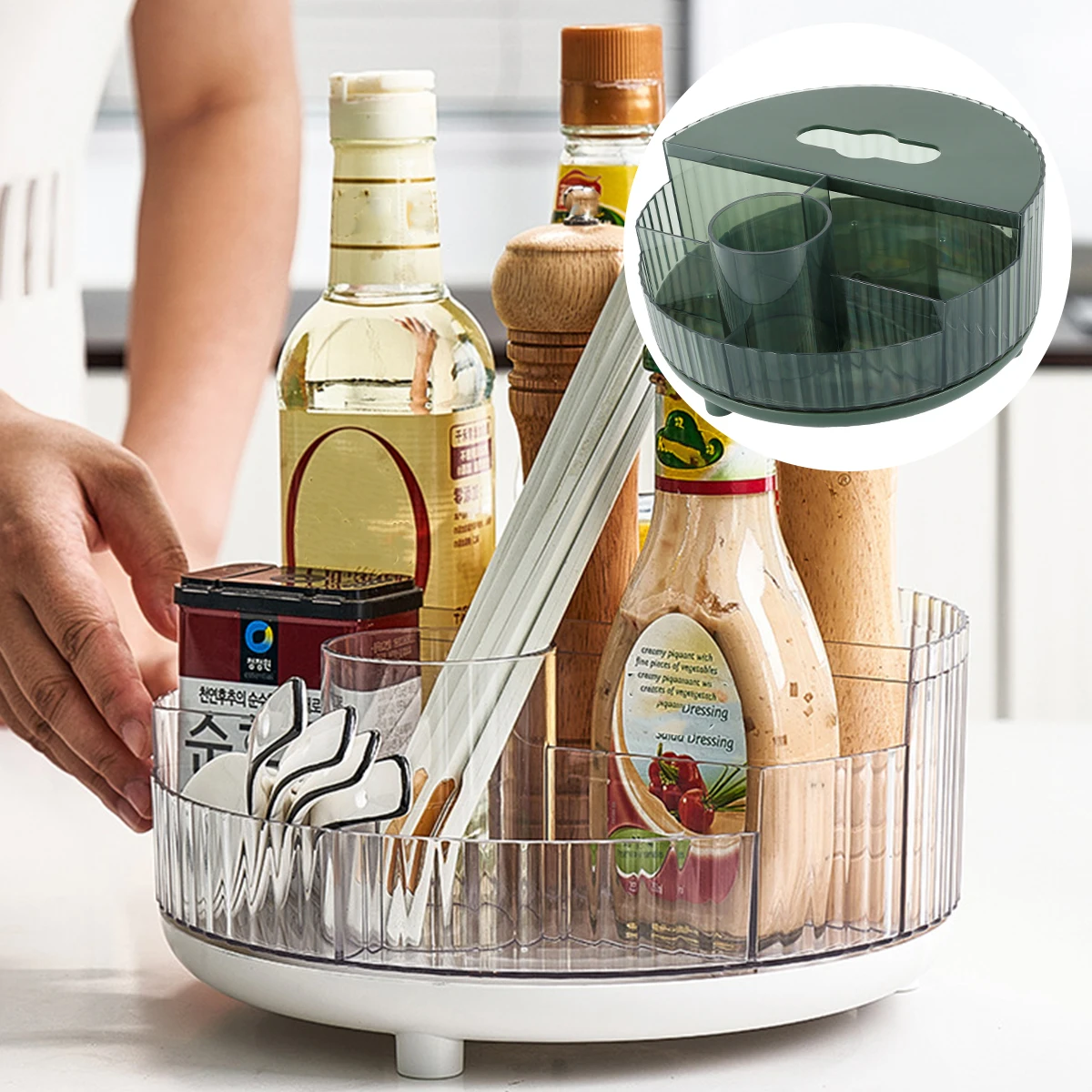 6 Grids Turnable Makeup Organizer Clear 360 Degree Rotating Cosmetic Rack with Lid Large Capacity Lazy Susan Cosmetic Storage
6 Grids Turnable Makeup Organizer Clear 360 Degree Rotating Cosmetic Rack with Lid Large Capacity Lazy Susan Cosmetic Storage