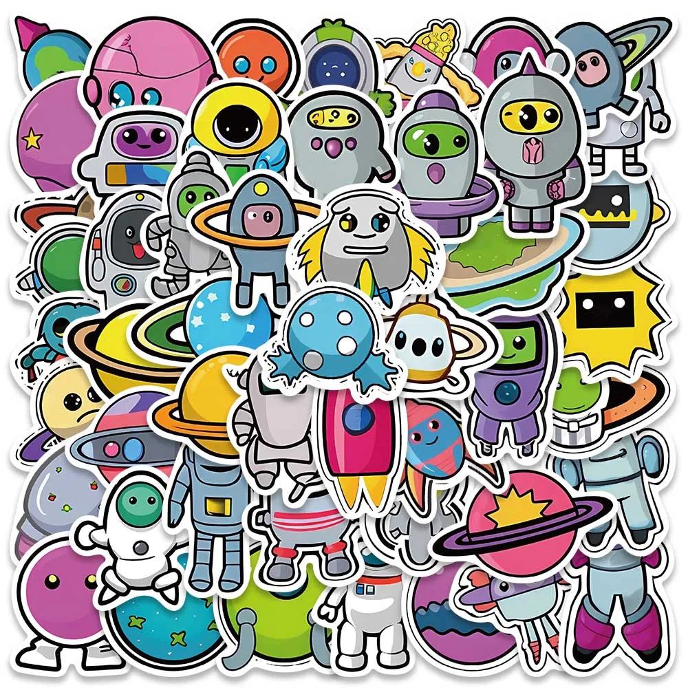 10/50pcs Vinyl Laptop Decals Cute Cartoon Outer Space Rockets Planets Stickers For Luggage Guitar Phone Waterproof Graffiti
10/50pcs Vinyl Laptop Decals Cute Cartoon Outer Space Rockets Planets Stickers For Luggage Guitar Phone Waterproof Graffiti