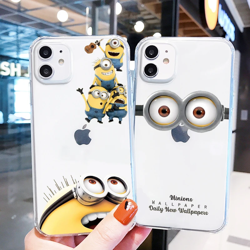 Anime Movie Minions Cartoon Phone Case For Apple iPhone 14 13 12 11 Mini XS XR X Pro MAX 8 7 6 5 Plus SE 2020 Transparent Cover
Anime Movie Minions Cartoon Phone Case For Apple iPhone 14 13 12 11 Mini XS XR X Pro MAX 8 7 6 5 Plus SE 2020 Transparent Cover