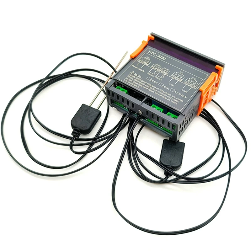 STC-3030 Двойной цифровой контроллер влажности почвы, гигрометр, 2-ходовой выход, кабель датчика влажности почвы
STC-3030 Двойной цифровой контроллер влажности почвы, гигрометр, 2-ходовой выход, кабель датчика влажности почвы