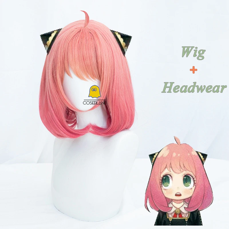 Anya Forger Cosplay Wig 2022 New Anime SPY×FAMILY Pink Short Hair Headwear Subject 007 Loid Yor Forger Daughter Halloween Party
Anya Forger Cosplay Wig 2022 New Anime SPY×FAMILY Pink Short Hair Headwear Subject 007 Loid Yor Forger Daughter Halloween Party
