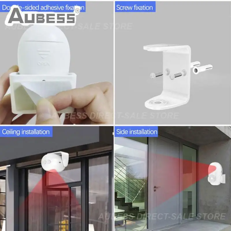 Wireless Infrared Sensor Doorbell Welcome Electronic Doorbell Remote Control 4 Levels Adjustable Volume Infrared Alarm
Wireless Infrared Sensor Doorbell Welcome Electronic Doorbell Remote Control 4 Levels Adjustable Volume Infrared Alarm