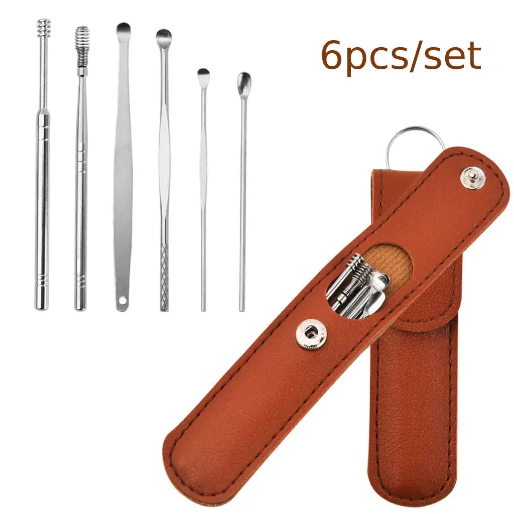 6pcs/set Ear Cleaner Ear Wax Removal Tool Earpick Sticks Ear Cleanser Spoon Earwax Remover Curette Ear Cleaning Kit Health Care
6pcs/set Ear Cleaner Ear Wax Removal Tool Earpick Sticks Ear Cleanser Spoon Earwax Remover Curette Ear Cleaning Kit Health Care