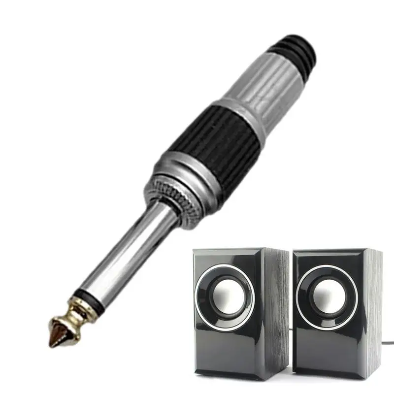 6.35mm Connector Audio Plug Microphone Audio Cable Adapter Stable Audio Transmission Overheating Plug Protection For Headphone
6.35mm Connector Audio Plug Microphone Audio Cable Adapter Stable Audio Transmission Overheating Plug Protection For Headphone