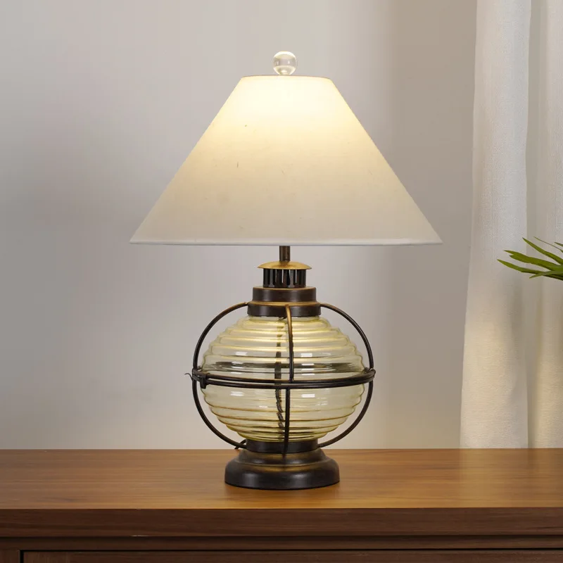 American retro wrought iron glass horse lamp living room corridor bedroom bedside lamp bar counter model hotel
American retro wrought iron glass horse lamp living room corridor bedroom bedside lamp bar counter model hotel