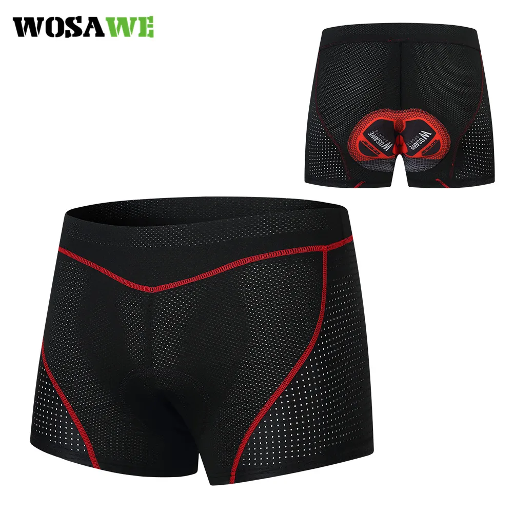 WOSAWE Gel Cycling Shorts Men Mesh Breathable Cycling Underwear 4D Pad Shockproof Bicycle Underpant MTB Shorts Bike Underwear
WOSAWE Gel Cycling Shorts Men Mesh Breathable Cycling Underwear 4D Pad Shockproof Bicycle Underpant MTB Shorts Bike Underwear