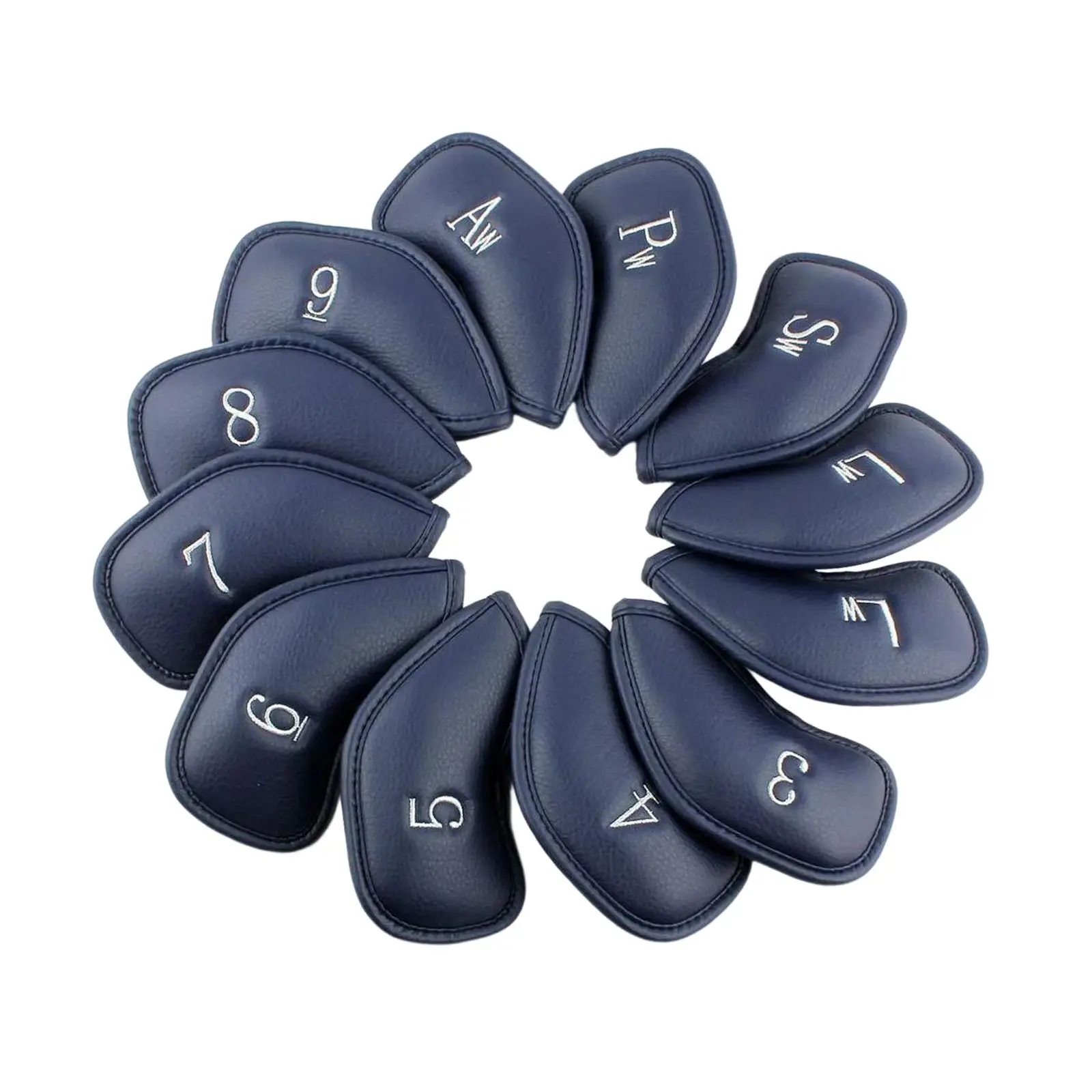 12x Golf Iron Headcover Golf Club Head Cover with Number Tag Anti Scratch Golf Accessories
12x Golf Iron Headcover Golf Club Head Cover with Number Tag Anti Scratch Golf Accessories