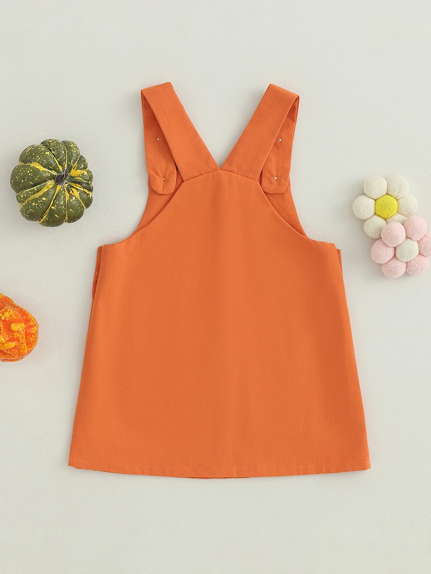 Cute Toddler Girls Halloween Pumpkin Print Sleeveless Suspender Dress for Thanksgiving Party - Adorable Halloween Costume for
Cute Toddler Girls Halloween Pumpkin Print Sleeveless Suspender Dress for Thanksgiving Party - Adorable Halloween Costume for