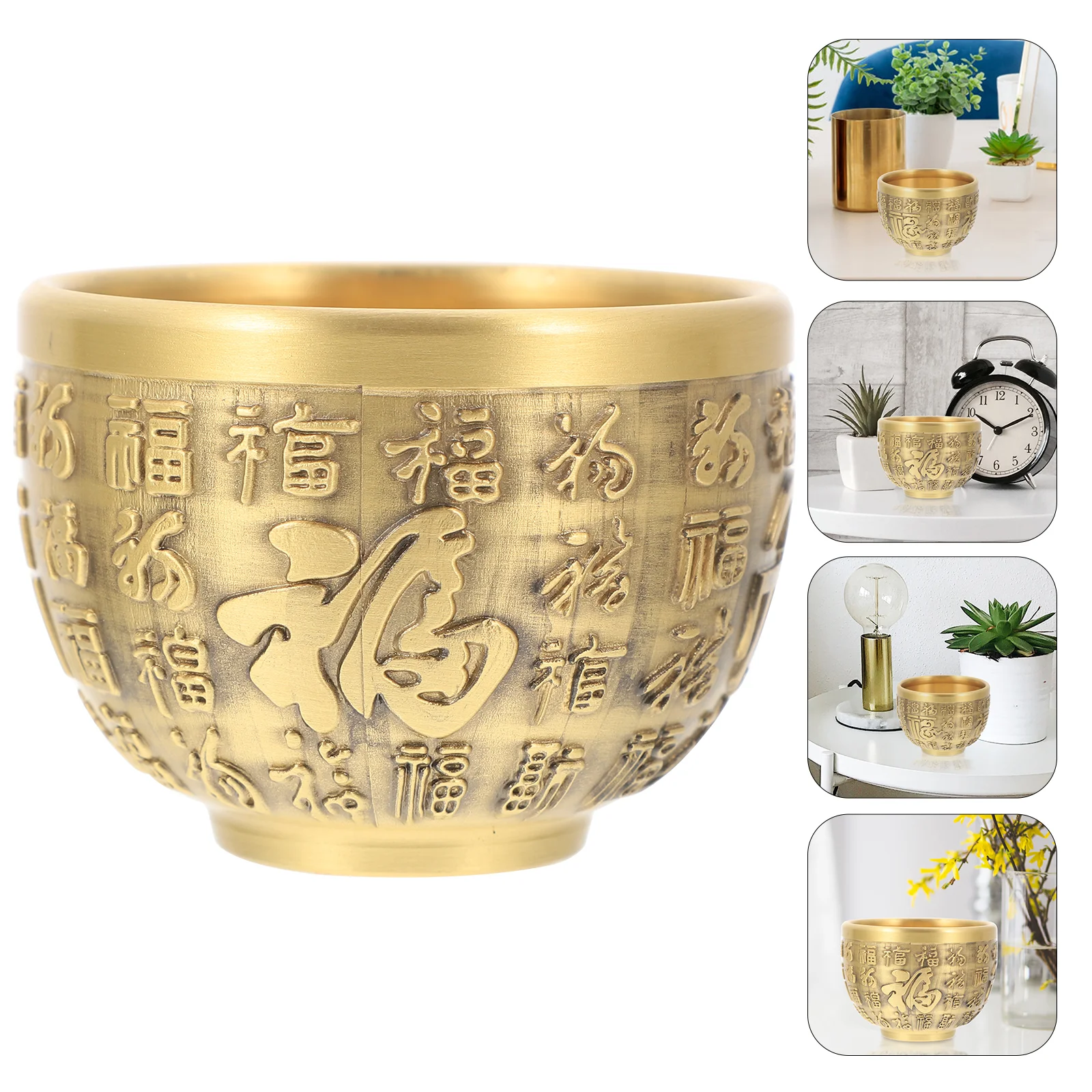 Brass Ornaments Fortune Basin Offering Bowl Home Decoration Tabletop Candy Pure Wealth
Brass Ornaments Fortune Basin Offering Bowl Home Decoration Tabletop Candy Pure Wealth