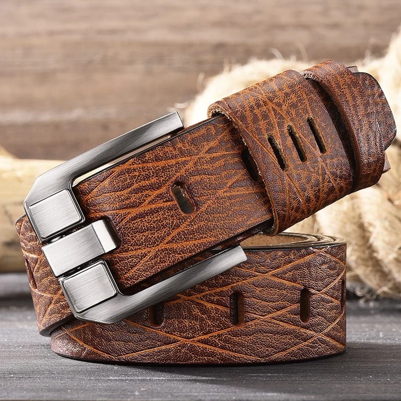 2022 High Quality Genuine Leather Men Fashion Casual Jeans Vintage Pin Buckle Belts for Men Luxury Designer Brand Pure Leather
2022 High Quality Genuine Leather Men Fashion Casual Jeans Vintage Pin Buckle Belts for Men Luxury Designer Brand Pure Leather