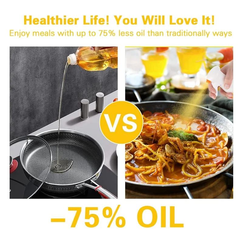 Oil Sprayer For Cooking, Olive Oil Sprayer, Oil Spray Bottle, Oil Sprayer Used For Salad Making/Air Fryer
Oil Sprayer For Cooking, Olive Oil Sprayer, Oil Spray Bottle, Oil Sprayer Used For Salad Making/Air Fryer