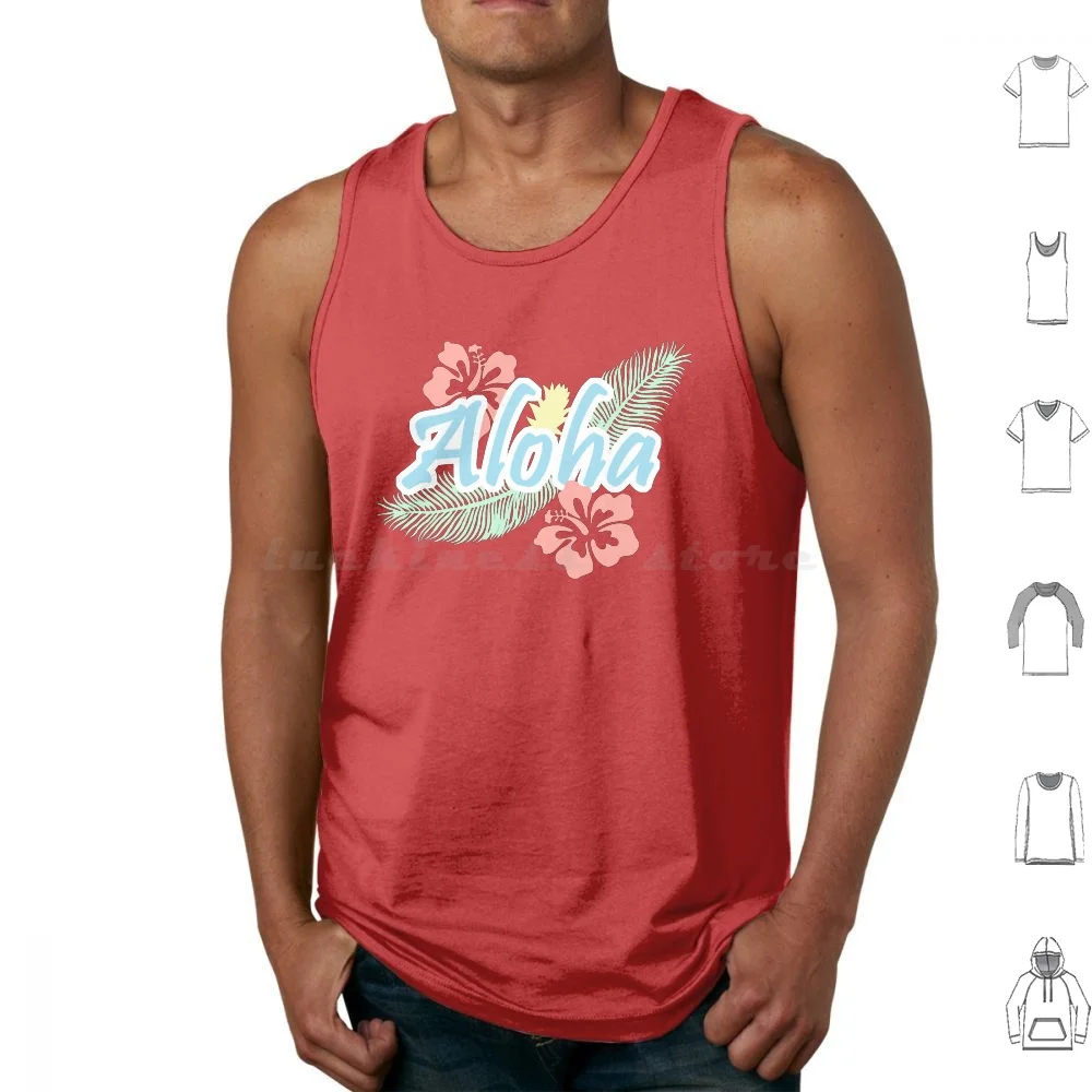Aloha Tank Tops Print Cotton Hibiscus Aloha Seaside Honolulu Trend Hawaiian Message Flower Tropical Fashion Hawaii
Aloha Tank Tops Print Cotton Hibiscus Aloha Seaside Honolulu Trend Hawaiian Message Flower Tropical Fashion Hawaii