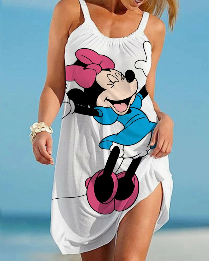 Disney Mickey Mouse Mickey Sling Sexy Mini Dress Women's Fashion Casual Party Summer Dresses Harajuku Women's Summer Sundress
Disney Mickey Mouse Mickey Sling Sexy Mini Dress Women's Fashion Casual Party Summer Dresses Harajuku Women's Summer Sundress