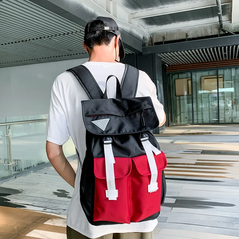 Youth Personality Schoolbag Junior Middle School Students Street Leisure Trend Backpack Canvas Men's Backpack for Boys Women's
Youth Personality Schoolbag Junior Middle School Students Street Leisure Trend Backpack Canvas Men's Backpack for Boys Women's