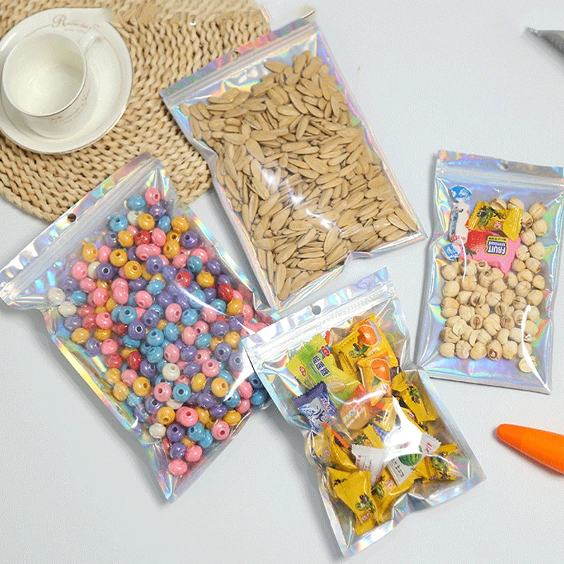 100pcs Resealable Ziplock Bags Aluminum Foil PP Bag for Food Nuts Candy Cookies Snack Kitchen Organizer and Storage Container 
100pcs Resealable Ziplock Bags Aluminum Foil PP Bag for Food Nuts Candy Cookies Snack Kitchen Organizer and Storage Container