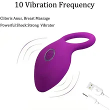 Powerful Traction Ring Genital Masturbation Supplies Phallus Sex Toy For Men Powerful Man Vibrating Ring Women Vibrator