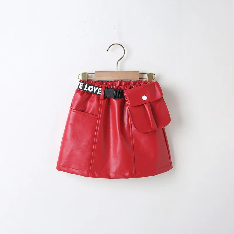 Wholesale Toddler Cheap Dresses Elastic Waist Skirt Leather Skinny With Bag Belt Fashion A-line PU Leather Skirt Little Girls
Wholesale Toddler Cheap Dresses Elastic Waist Skirt Leather Skinny With Bag Belt Fashion A-line PU Leather Skirt Little Girls