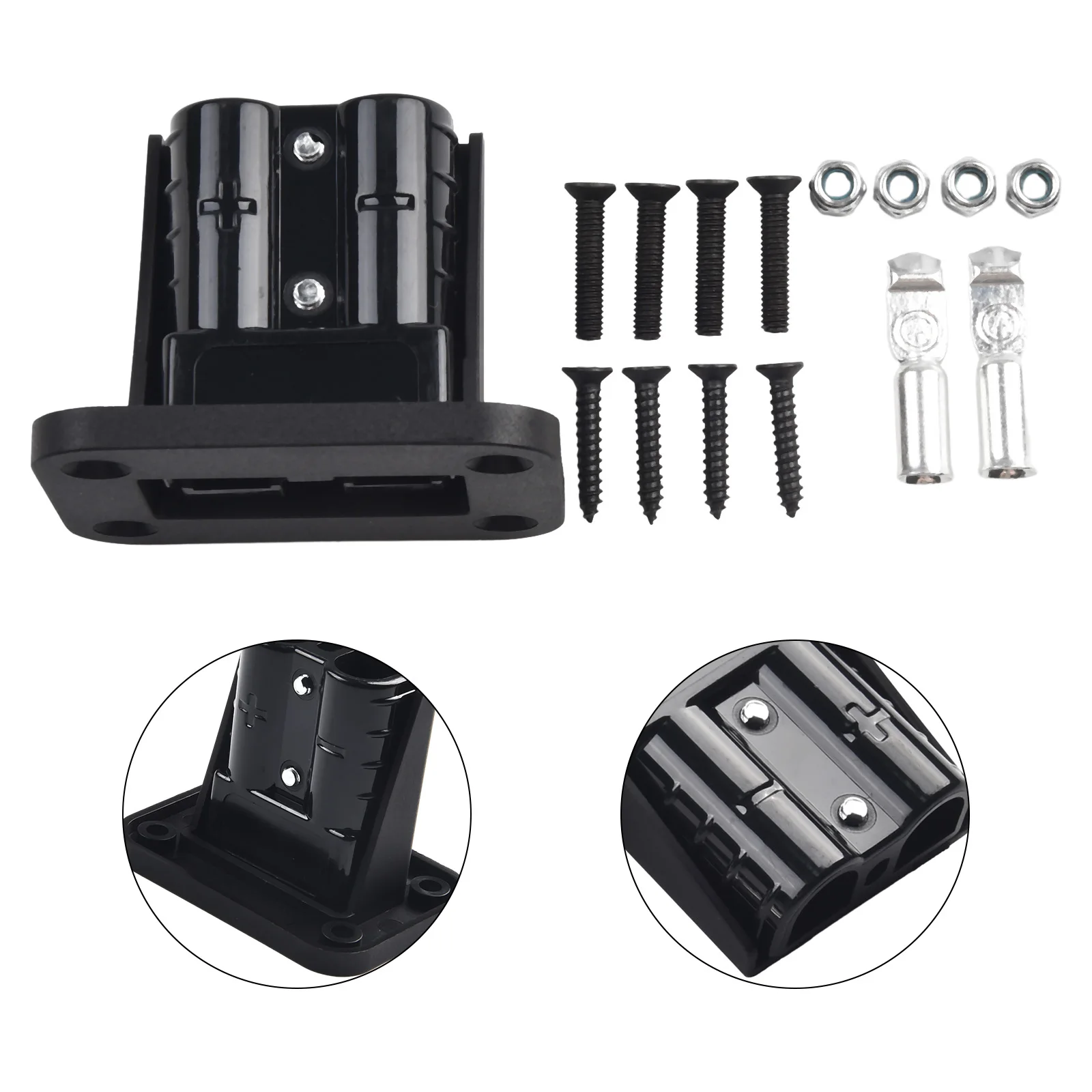 For Caravan Plug Panel Connector Bracket 50A Embedded Bracket Plastic Plug Connector With Cover + Plug Brand New
For Caravan Plug Panel Connector Bracket 50A Embedded Bracket Plastic Plug Connector With Cover + Plug Brand New