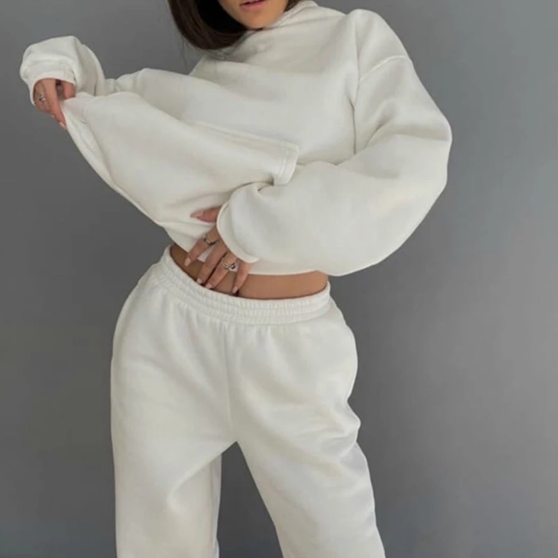 Women's Tracksuits Sports Pants Suit Casual Hoodies Fleece Sweatshirt Female Jacket Sweatpants Harajuku Clothes Woman Pullover
Women's Tracksuits Sports Pants Suit Casual Hoodies Fleece Sweatshirt Female Jacket Sweatpants Harajuku Clothes Woman Pullover