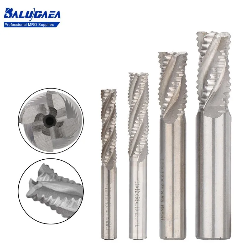 1 Pc HSS Roughing End Mills CNC Milling Cutter Bits Router Bit For Metal Rough Machining 6mm To 20mm Sizes Tools
1 Pc HSS Roughing End Mills CNC Milling Cutter Bits Router Bit For Metal Rough Machining 6mm To 20mm Sizes Tools