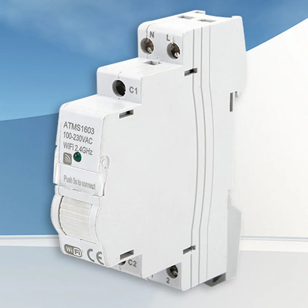 Tuya Smart Timing Switch DIN Rail Installation Wifi Remote Control Compatible with Amazon Alexa Google Assistant Voice Control
Tuya Smart Timing Switch DIN Rail Installation Wifi Remote Control Compatible with Amazon Alexa Google Assistant Voice Control