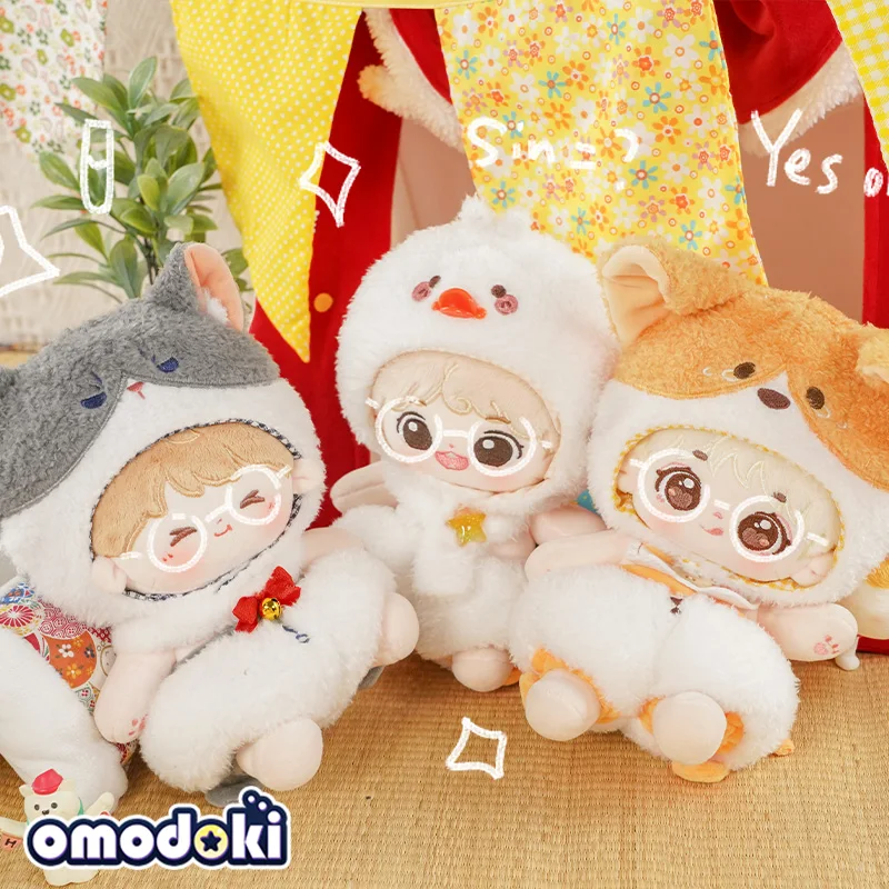 Pre-sale 3pc/set 20/10cm Cute Doll Clothes Duckling Kitten Corgi Plush Suit Headgear Scarf Bread Pants Doll Clothes Outfits Suit
Pre-sale 3pc/set 20/10cm Cute Doll Clothes Duckling Kitten Corgi Plush Suit Headgear Scarf Bread Pants Doll Clothes Outfits Suit