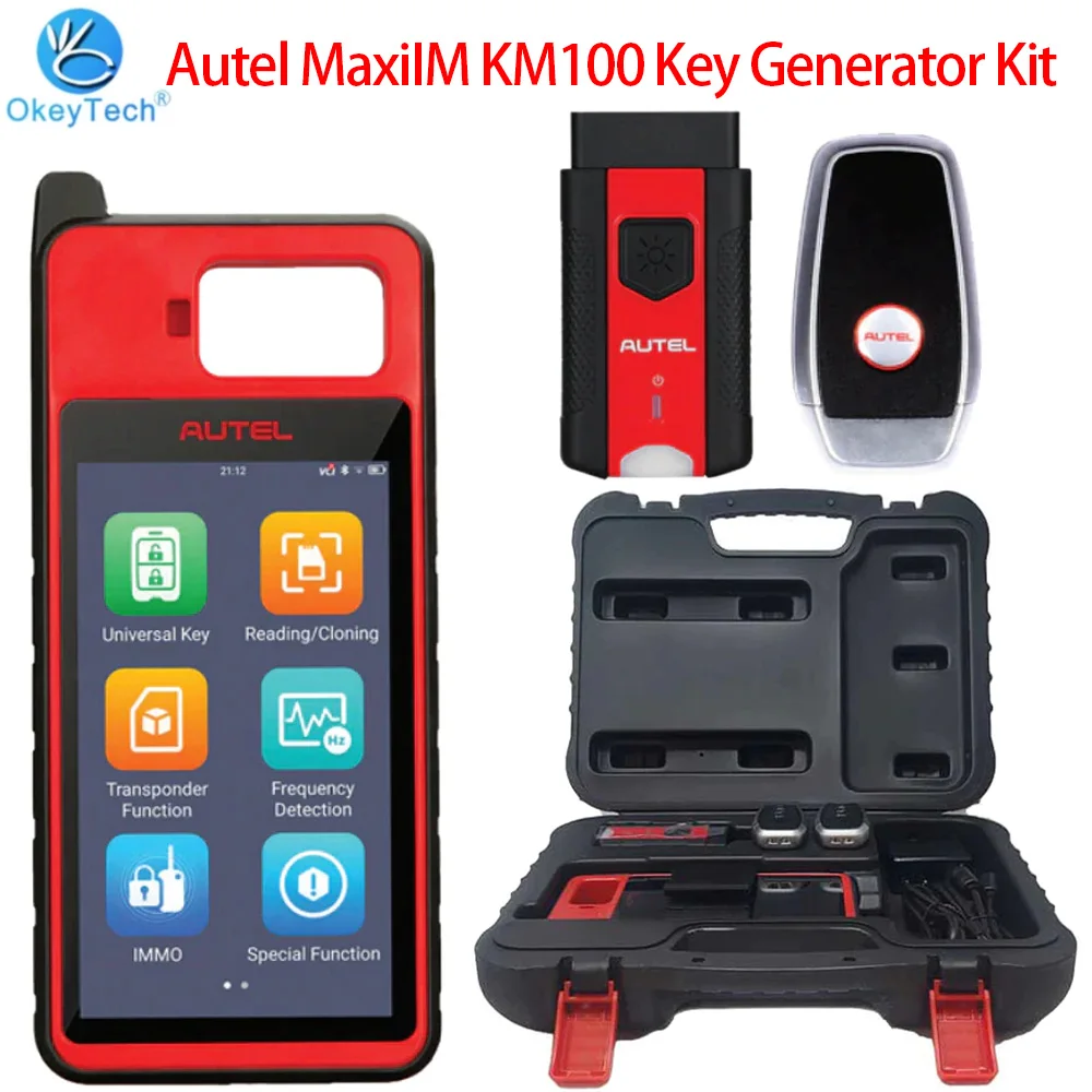 Новый Универсальный генератор ключей Autel MaxiIM KM100 работает на 8 ключевых сериях и 37 моделях, бесплатное обновление онлайн, многоязычный
Новый Универсальный генератор ключей Autel MaxiIM KM100 работает на 8 ключевых сериях и 37 моделях, бесплатное обновление онлайн, многоязычный
