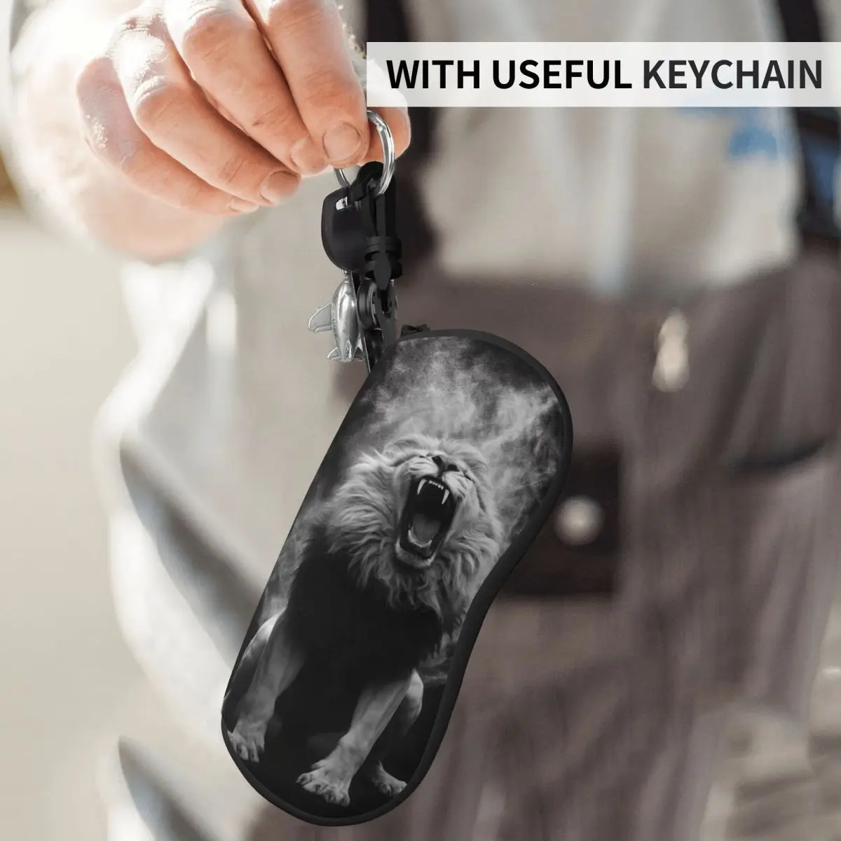 Lion Vertical Glasses Case Light sketch White Powder Daily Custom Sunglasses Pouch Cute Men Women Eyewear Storage
Lion Vertical Glasses Case Light sketch White Powder Daily Custom Sunglasses Pouch Cute Men Women Eyewear Storage