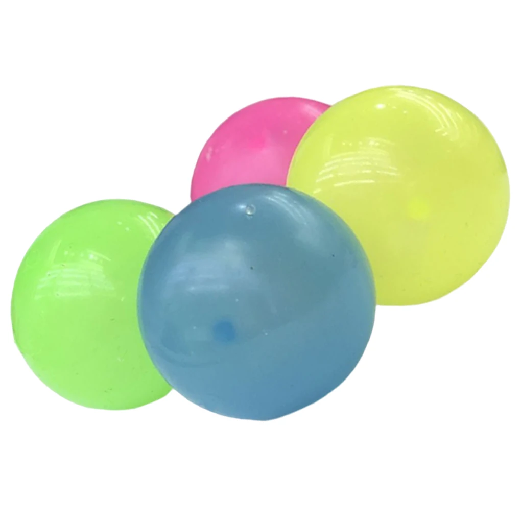 4Pcs Luminous Balls Multi-colors Multi-functional Sticky Wall Toys Lightweight Stress Relief Glowing Adults Home Party
4Pcs Luminous Balls Multi-colors Multi-functional Sticky Wall Toys Lightweight Stress Relief Glowing Adults Home Party