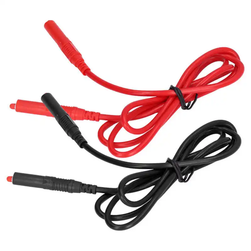 Banana Plug Test Leads Powerful Plug Pull 4mm Protection Type Welding 15A 1000V Male‑Male Electrical Testing Leads Kit for Car
Banana Plug Test Leads Powerful Plug Pull 4mm Protection Type Welding 15A 1000V Male‑Male Electrical Testing Leads Kit for Car