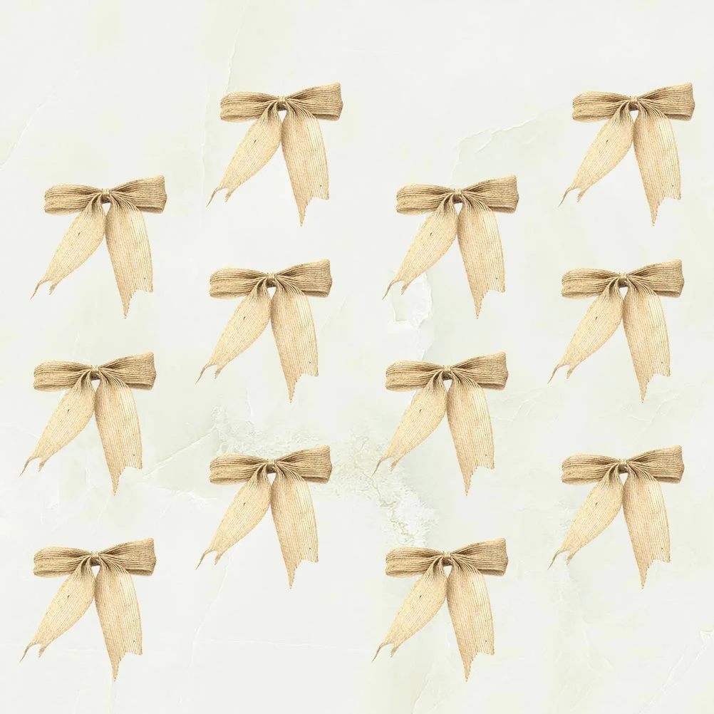 Tree Bows Burlap Christmasbow Wreath Knot Pendant Topper Rustic Knotbows Jute Decorative Bowknot Holiday Ornaments Gift
Tree Bows Burlap Christmasbow Wreath Knot Pendant Topper Rustic Knotbows Jute Decorative Bowknot Holiday Ornaments Gift